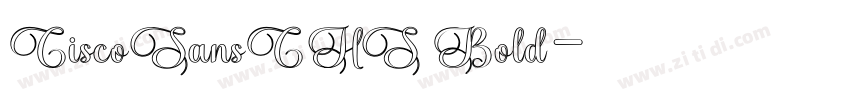 CiscoSansCHS Bold字体转换 CiscoSansCHS Bold字体转换